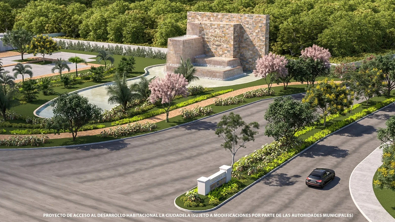 Área de acceso en La Ciudadela